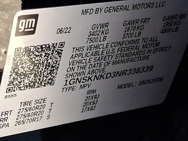 2022 Chevrolet Tahoe Vehicle Photo in DANBURY, CT 06810-5034
