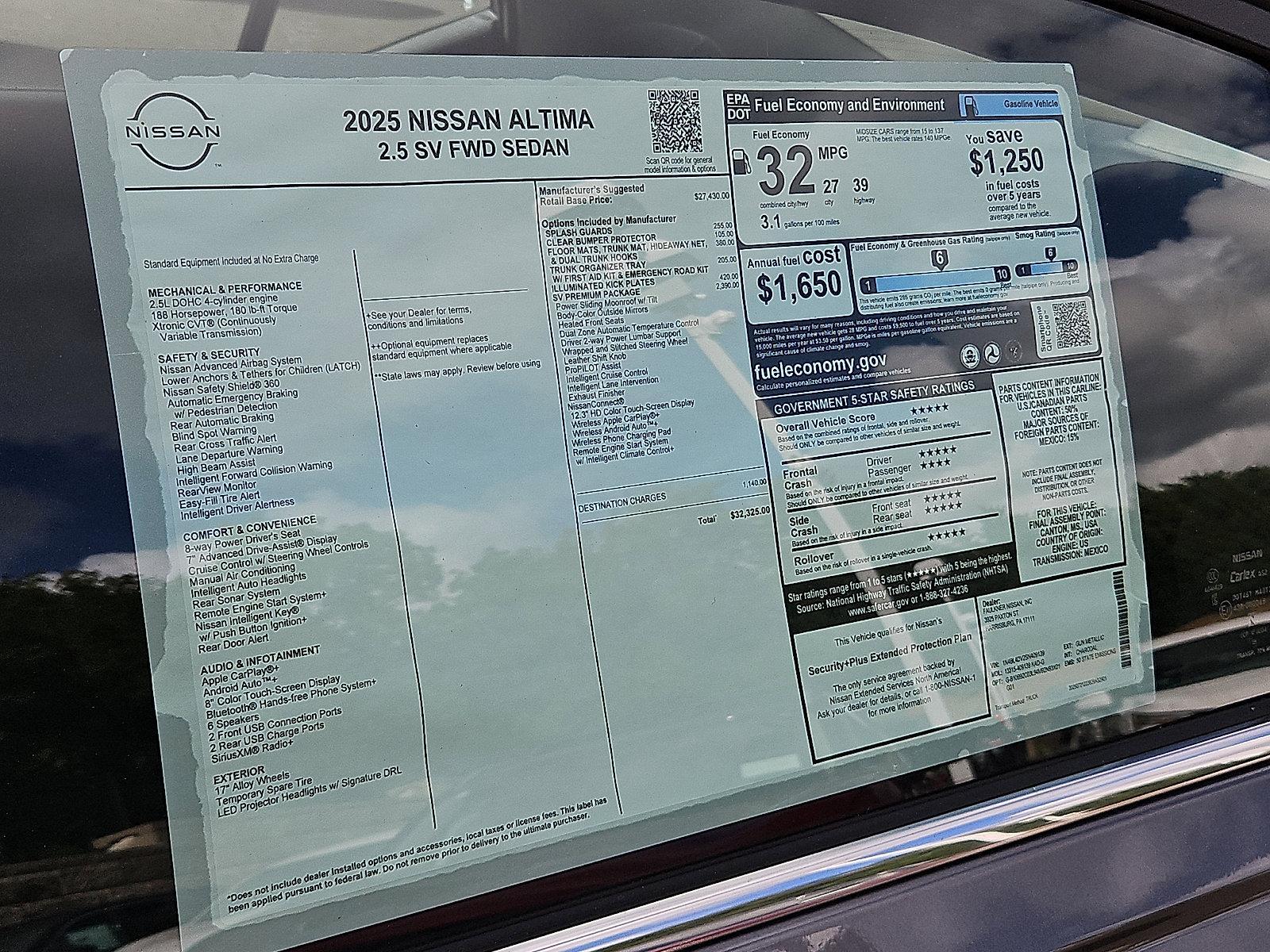 2025 Nissan Altima Vehicle Photo in Jenkintown, PA 19046
