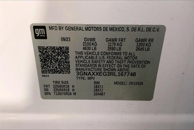 2024 Chevrolet Equinox Vehicle Photo in INDEPENDENCE, MO 64055-1314
