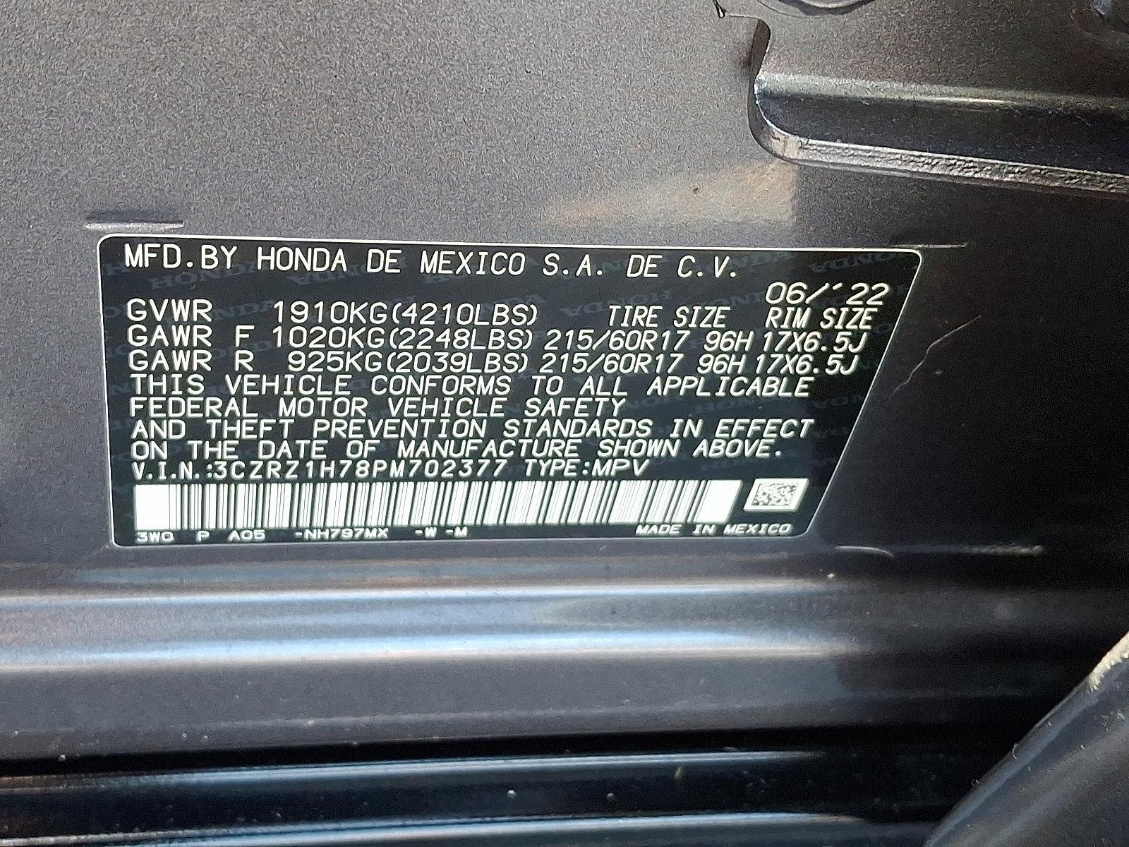 2023 Honda HR-V Vehicle Photo in Harrisburg, PA 17111