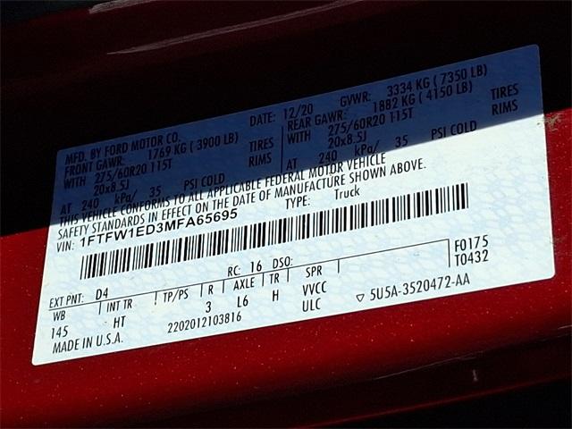 2021 Ford F-150 Vehicle Photo in New Bloomfield, PA 17068