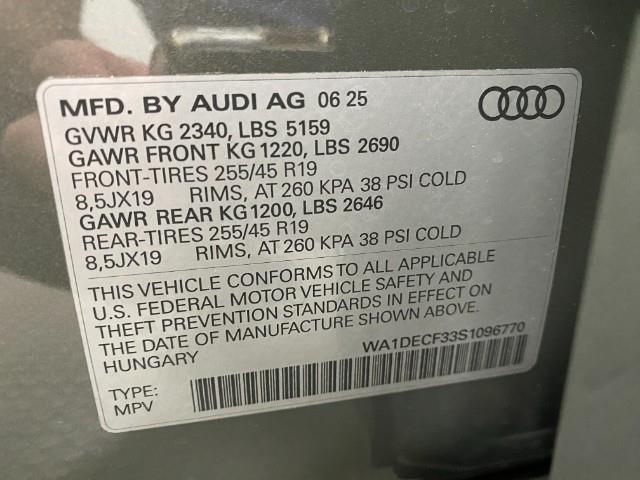 2025 Audi Q3 Vehicle Photo in Appleton, WI 54913