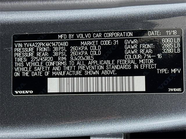 2019 Volvo XC90 Vehicle Photo in Everett, WA 98204