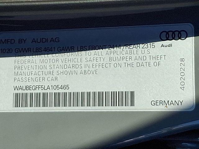 2020 Audi A3 Vehicle Photo in DANBURY, CT 06810-5034