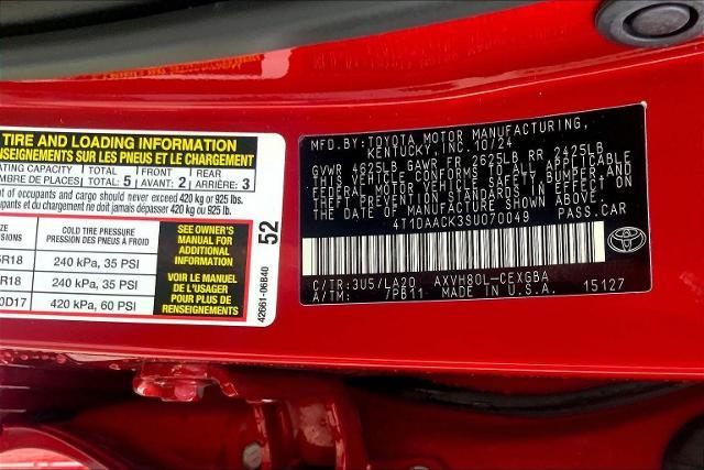 2025 Toyota Camry Vehicle Photo in KANSAS CITY, MO 64114-4545