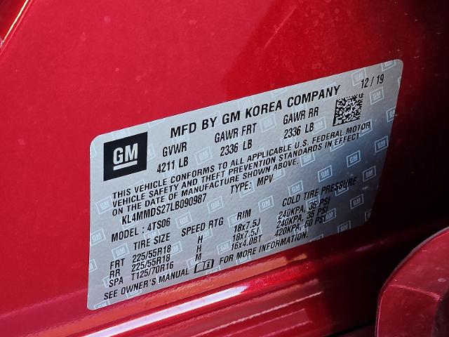 2020 Buick Encore GX Vehicle Photo in TREVOSE, PA 19053-4984