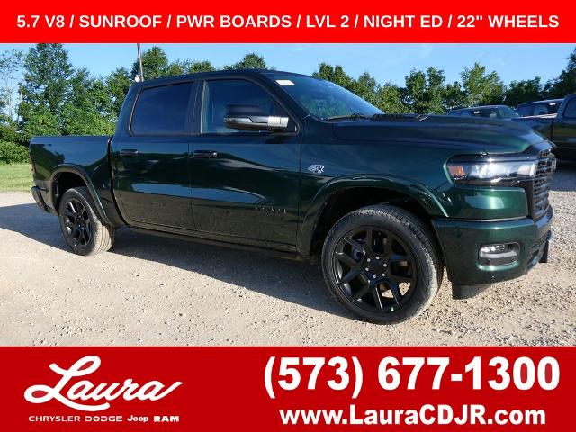 Serrano Green Metallic 2026 RAM 1500 Pickup Truck Four-Wheel Drive Automatic