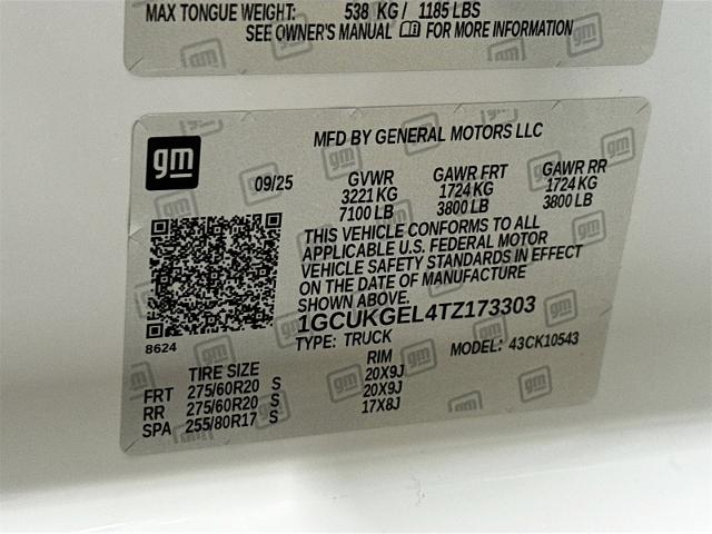 2026 Chevrolet Silverado 1500 Vehicle Photo in EVERETT, WA 98203-5662