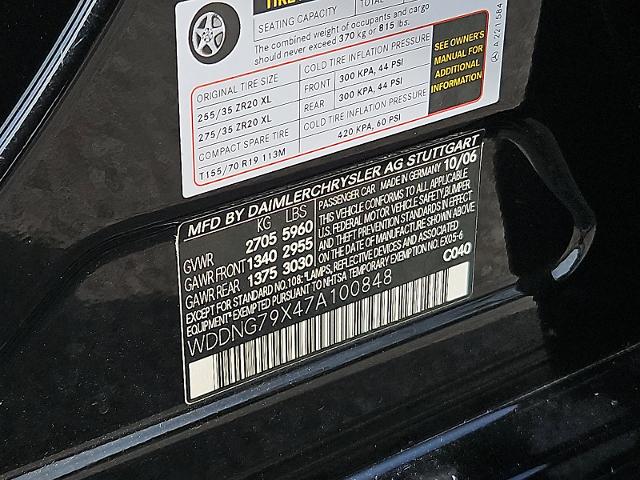 2007 Mercedes-Benz S-Class Vehicle Photo in TREVOSE, PA 19053-4984