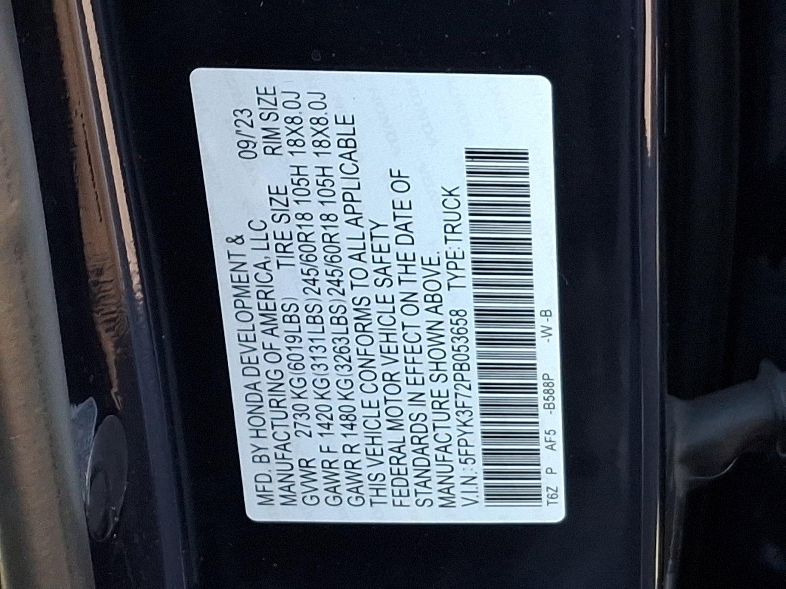 2023 Honda Ridgeline Vehicle Photo in Trevose, PA 19053