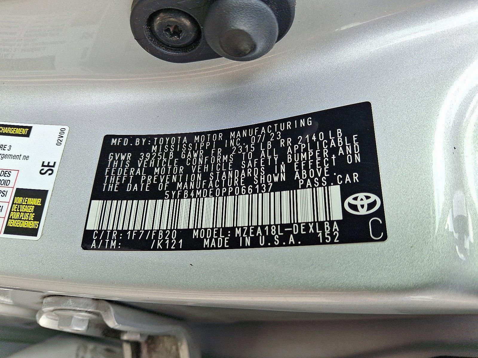 2023 Toyota Corolla Vehicle Photo in Harrisburg, PA 17111