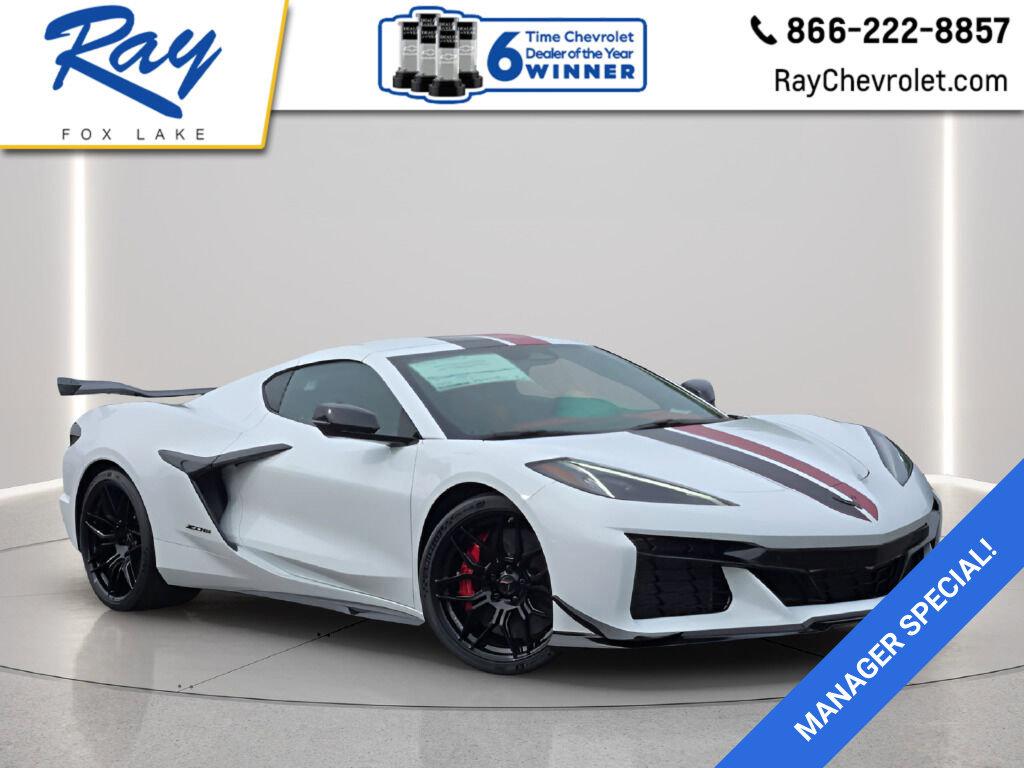 Arctic White 2027 Chevrolet Corvette Coupe Rear-Wheel Drive Automatic