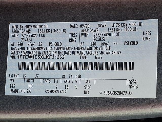 2020 Ford F-150 Vehicle Photo in DANBURY, CT 06810-5034