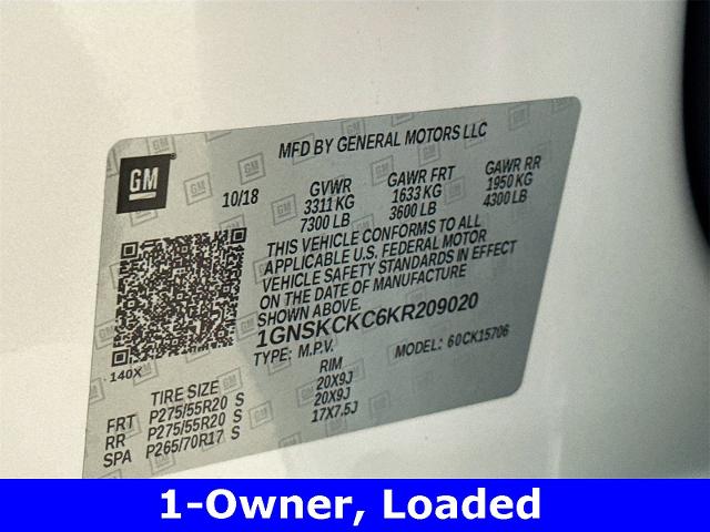 2019 Chevrolet Tahoe Vehicle Photo in EVERETT, WA 98203-5662