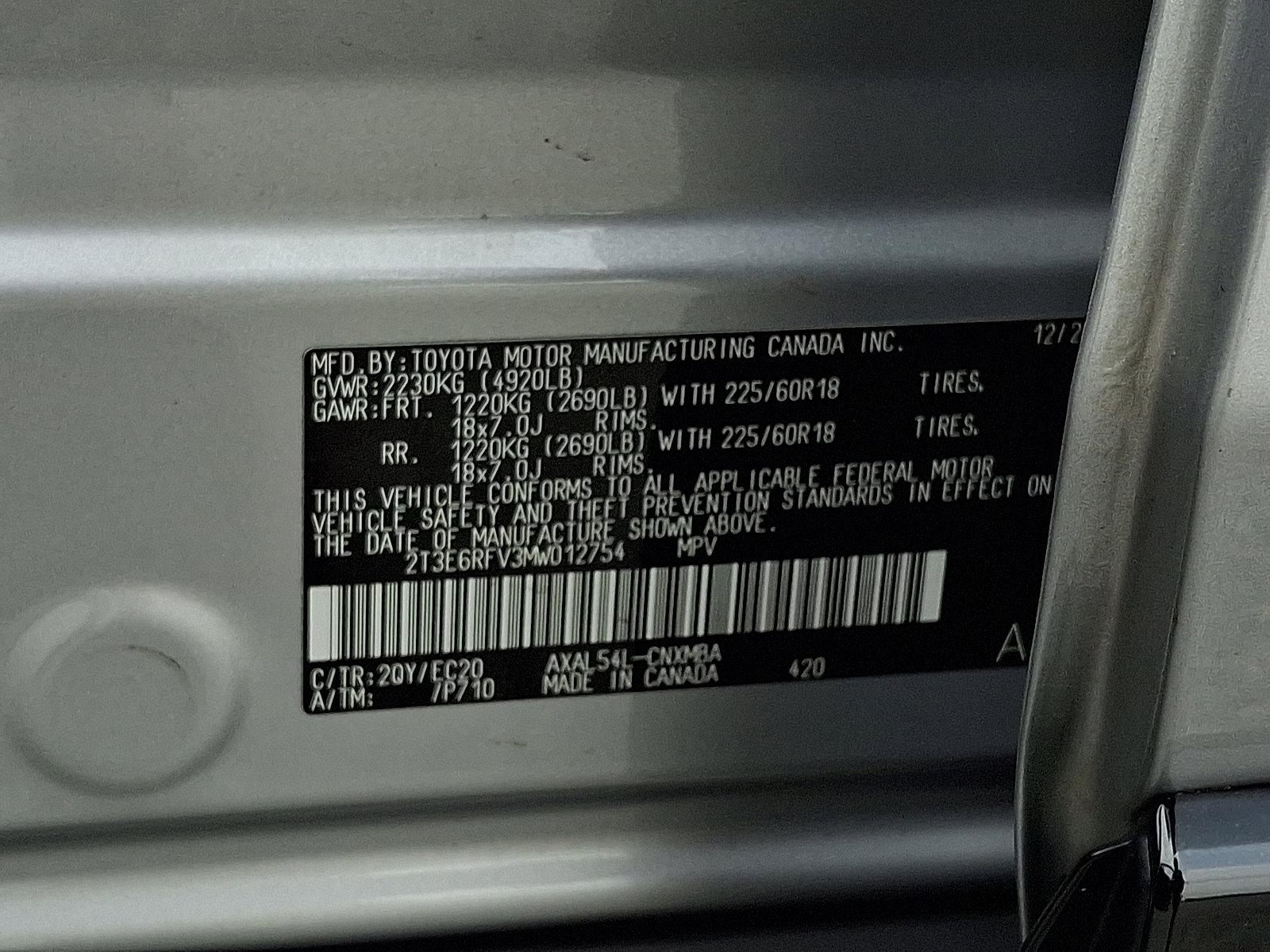 2021 Toyota RAV4 Vehicle Photo in Mechanicsburg, PA 17050