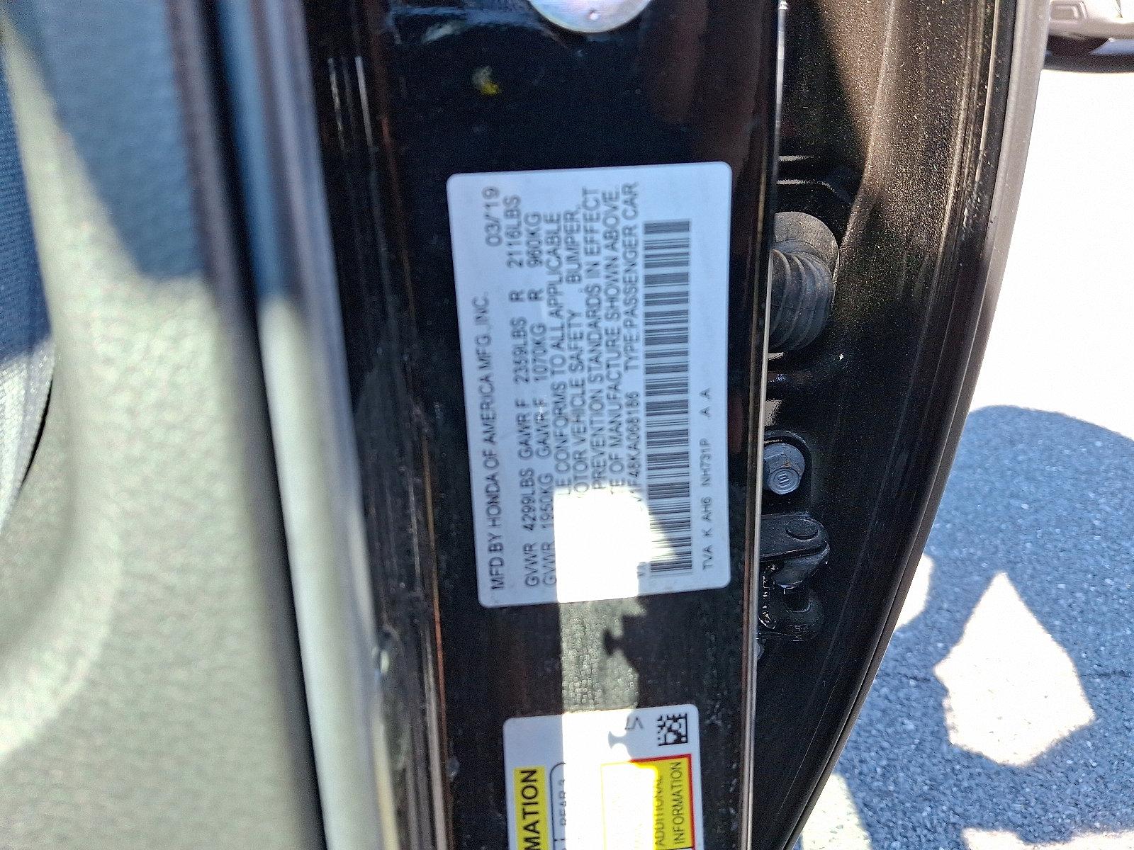 2019 Honda Accord Sedan Vehicle Photo in Harrisburg, PA 17111