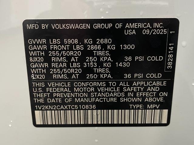 2026 Volkswagen Atlas Vehicle Photo in Appleton, WI 54913