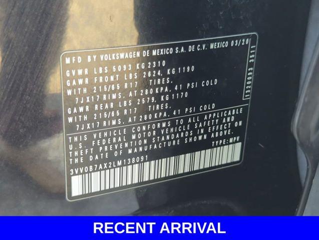 2020 Volkswagen Tiguan Vehicle Photo in Merrillville, IN 46410