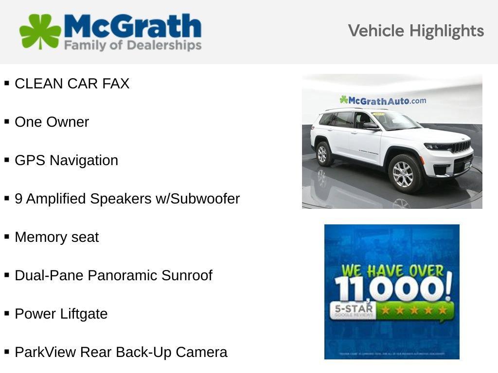 2021 Jeep Grand Cherokee L Vehicle Photo in Cedar Rapids, IA 52402