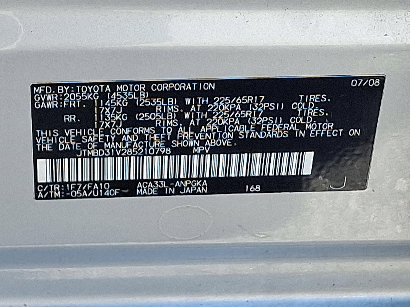 2008 Toyota RAV4 Vehicle Photo in Harrisburg, PA 17111