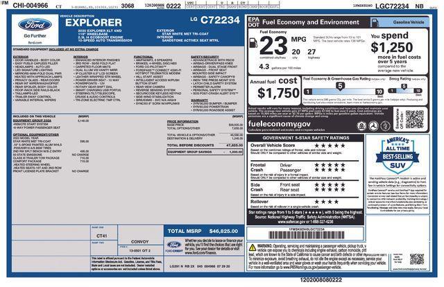 2020 Ford Explorer Vehicle Photo in DANBURY, CT 06810-5034