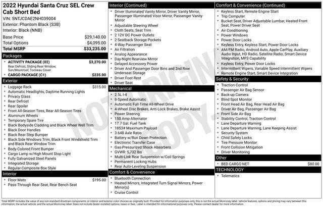 2022 Hyundai Santa Cruz Vehicle Photo in DANBURY, CT 06810-5034