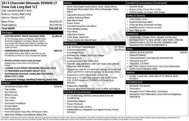 2013 Chevrolet Silverado 3500 HD Vehicle Photo in PUYALLUP, WA 98371-4149
