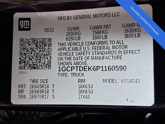 2023 Chevrolet Colorado Vehicle Photo in PUYALLUP, WA 98371-4149