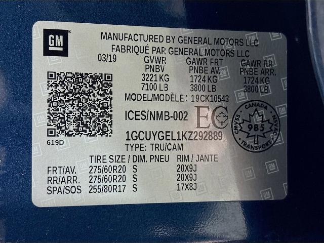 2019 Chevrolet Silverado 1500 Vehicle Photo in PUYALLUP, WA 98371-4149