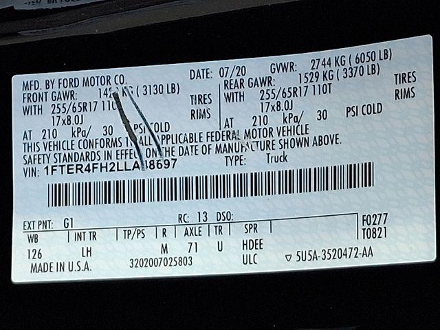2020 Ford Ranger Vehicle Photo in DANBURY, CT 06810-5034