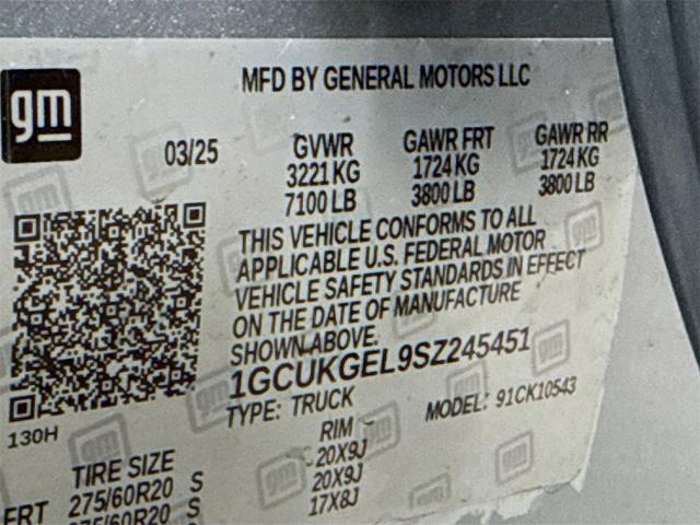 2025 Chevrolet Silverado 1500 Vehicle Photo in EVERETT, WA 98203-5662