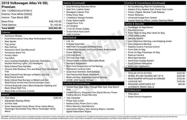 2018 Volkswagen Atlas Vehicle Photo in Weatherford, TX 76087