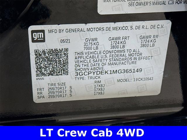 2021 Chevrolet Silverado 1500 Vehicle Photo in EVERETT, WA 98203-5662