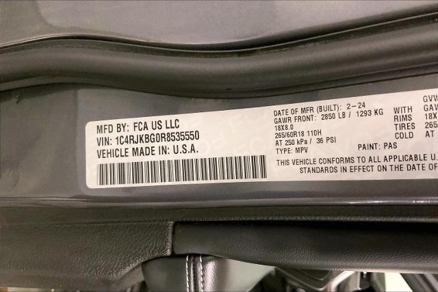2024 Jeep Grand Cherokee L Vehicle Photo in INDEPENDENCE, MO 64055-1314