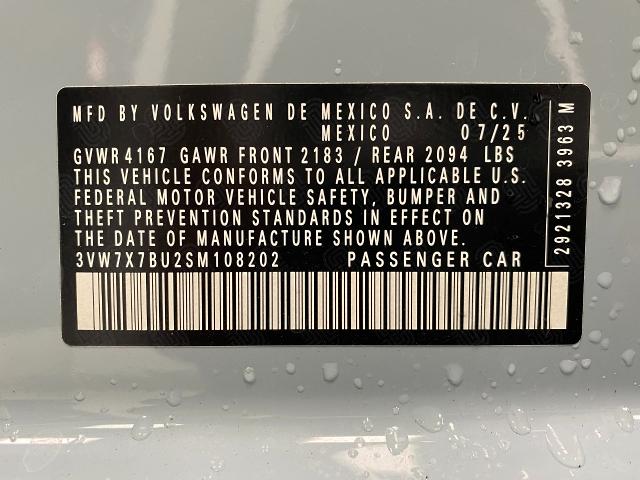 2025 Volkswagen Jetta Vehicle Photo in Appleton, WI 54913