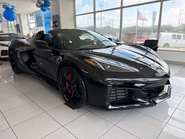 Black 2026 Chevrolet Corvette E-Ray Convertible AWD with 3LZ Convertible All-Wheel Drive 8-Speed Automatic