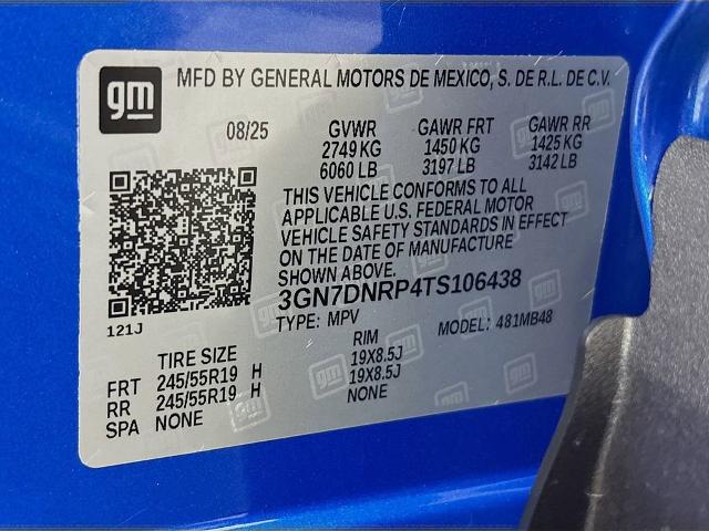 2026 Chevrolet Equinox EV Vehicle Photo in PUYALLUP, WA 98371-4149