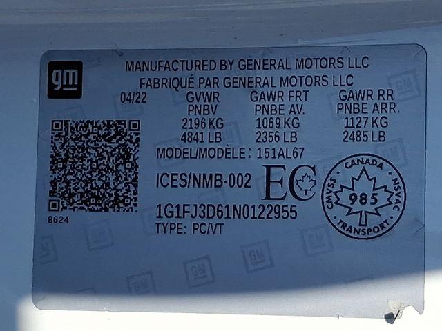 2022 Chevrolet Camaro Vehicle Photo in DANBURY, CT 06810-5034