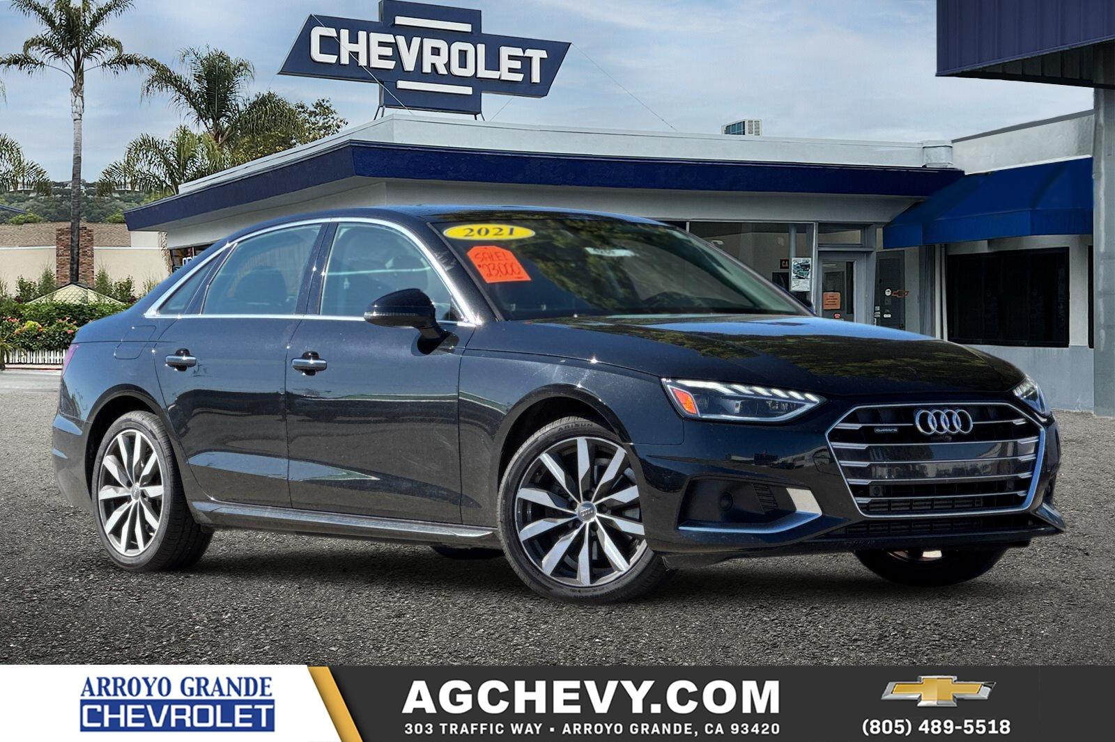 2021 Audi A4 Sedan Vehicle Photo in ARROYO GRANDE, CA 93420-3387