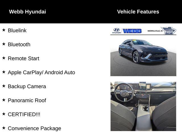 2024 Hyundai SONATA Vehicle Photo in Merrillville, IN 46410