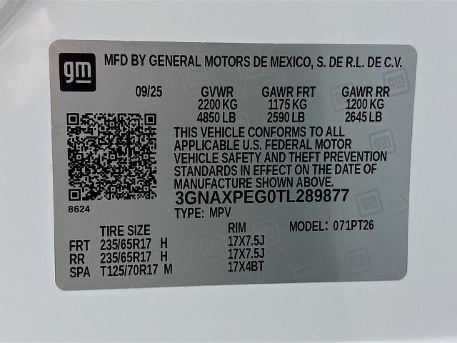 2026 Chevrolet Equinox Vehicle Photo in PUYALLUP, WA 98371-4149