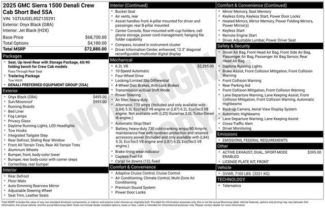 2025 GMC Sierra 1500 Vehicle Photo in DANBURY, CT 06810-5034