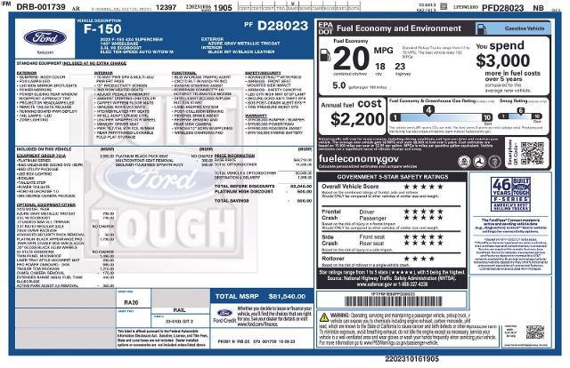 2023 Ford F-150 Vehicle Photo in Weatherford, TX 76087