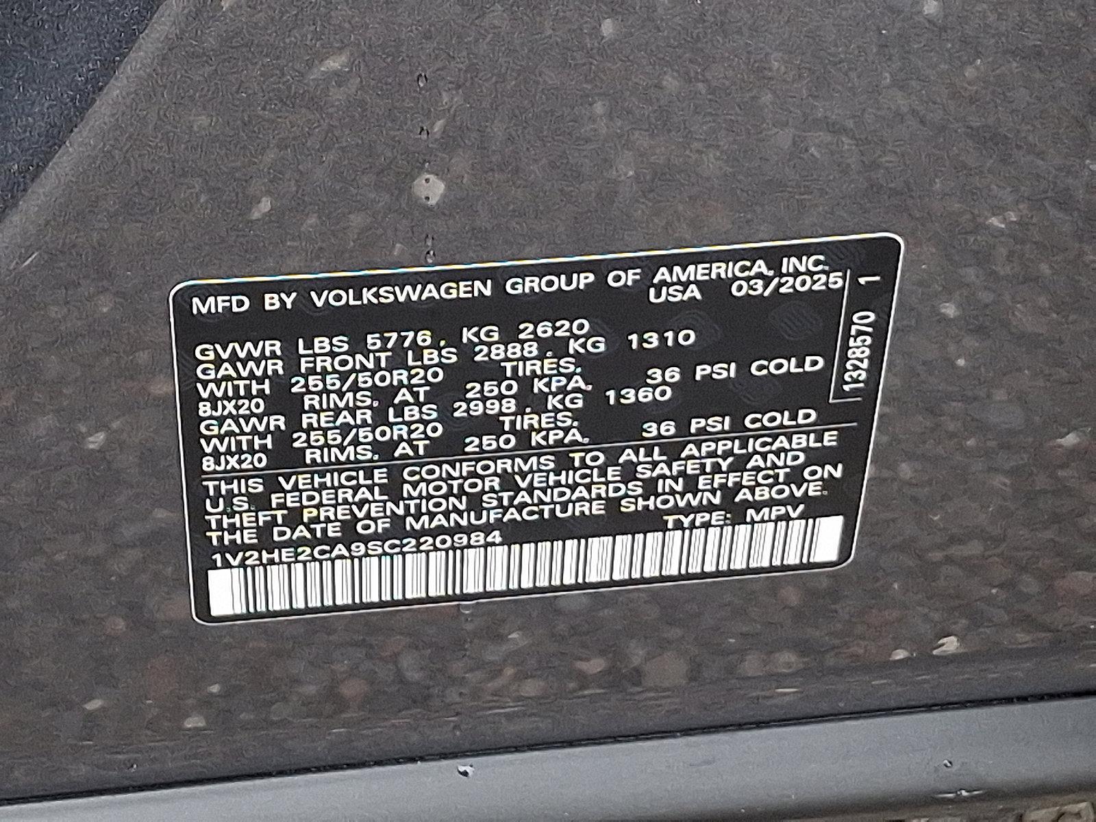 2025 Volkswagen Atlas Cross Sport Vehicle Photo in Trevose, PA 19053