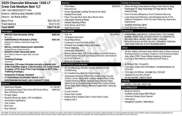 2025 Chevrolet Silverado 1500 Vehicle Photo in PUYALLUP, WA 98371-4149