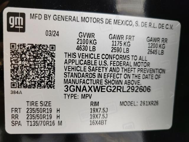 2024 Chevrolet Equinox Vehicle Photo in NEENAH, WI 54956-2243