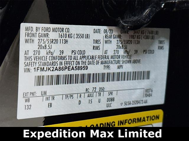 2023 Ford Expedition Max Vehicle Photo in EVERETT, WA 98203-5662