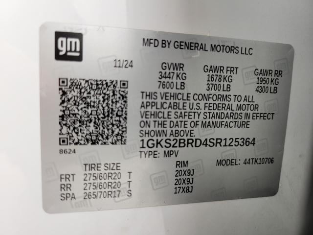2025 GMC Yukon Vehicle Photo in NEENAH, WI 54956-2243