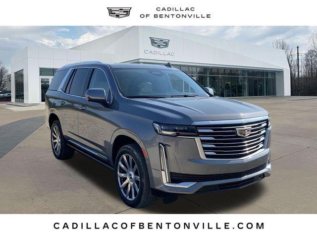 Gray (Satin Steel Metallic) 2021 Cadillac Escalade SUV / Crossover Four-Wheel Drive Automatic
