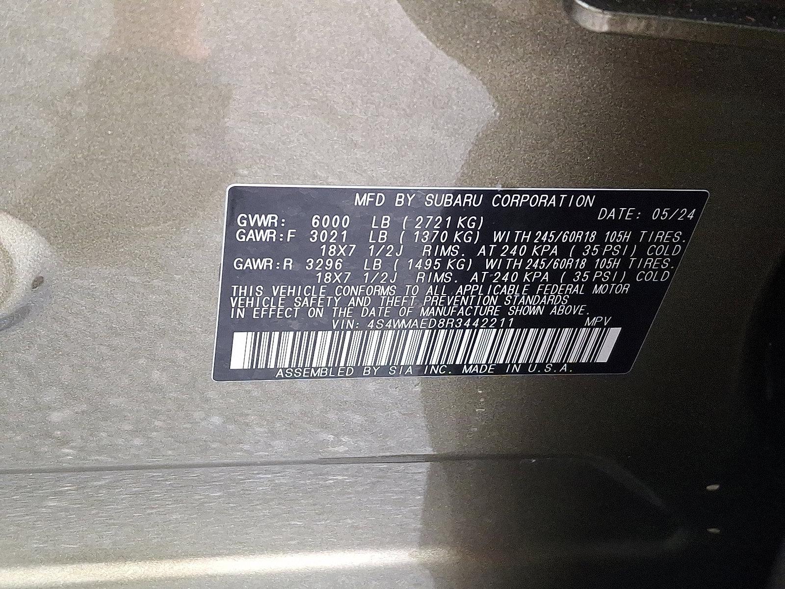 2024 Subaru Ascent Vehicle Photo in Harrisburg, PA 17111